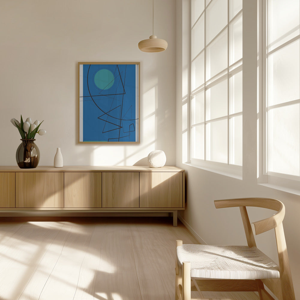 Angular lines No 19 Poster